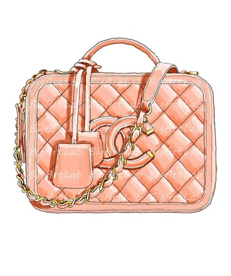 chanel bag clip art.